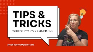 Puffy Vinyl - Sublimation and New Glitter Hack