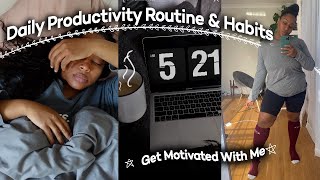 5am Productive Morning Routine For Discipline & Motivation | How To Get Back On Track