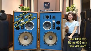 Huyền Thoại Loa jbl 4344 Giá Nay Tốt Quá 92tr Đẹp Xịn Zin tuyệt đối test cùng amplifier Luxman 509f