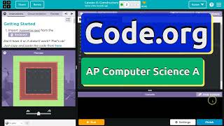 Code.org Lesson 4.2 A Constructors | Tutorial with Answers | Part A | CSA Unit 2