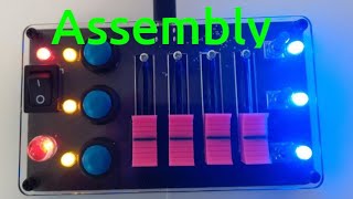 Assembling a MIDI fader controller/soundboard