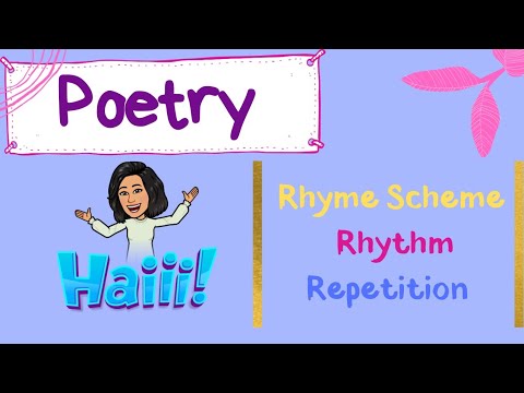 What impact does the use of rhyme have on the poem?