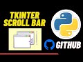 How To Make ScrollBar Widget Using Python Tkinter
