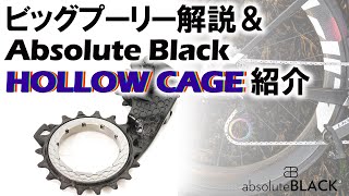 インパクト抜群のビッグプーリー「Absolute Black HOLLOWCAGE 」を紹介します。