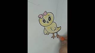 How to draw cute Chick || Easy drawing