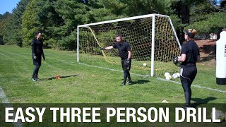 Goalkeeper Handling and Distribution Warmup