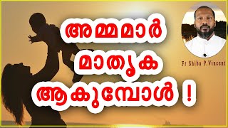 അമ്മമാർ  മാതൃക ആകുമ്പോൾ ! | Fr Shibu P. Vincent (Germany) | Malayalam Talk |