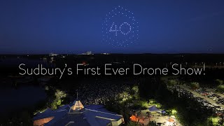 Sudbury's First-Ever Drone Show! (Canada Day 2024)