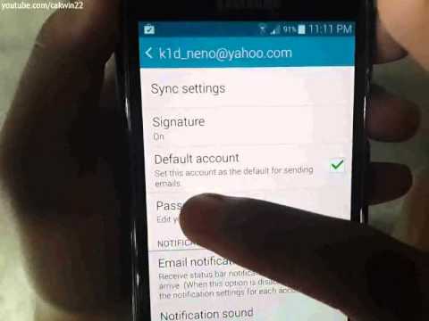 How to Change Email Password on Samsung Galaxy S5 How to Change Email Password on Samsung Galaxy S5