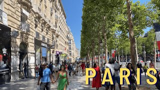Paris,  France 🇫🇷 , Walk around Arc de Triomphe, les Champs Elysees, Paris Walk, Paris 4k