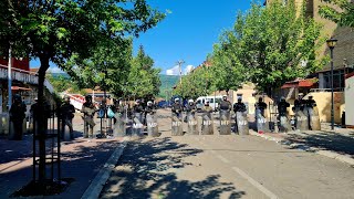 Shpërndahen protestuesit në Zveçan