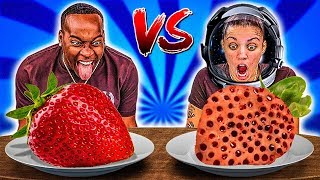 ASTRONAUT VS REAL FOOD CHALLENGE