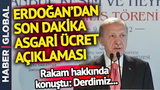 Erdoğan'dan Son Dakika Asgari Ücret Açıklaması! Rakam Hakkında Konuştu: Derdimiz...
