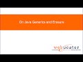 On Java Generics and Erasure