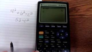 Pythagorean Theorem practice 1