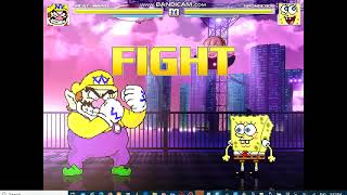 MUGEN: Great Wario (Me) vs MYR Spongebob