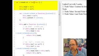 Data Structures - Implementing a Linked List In Javascript