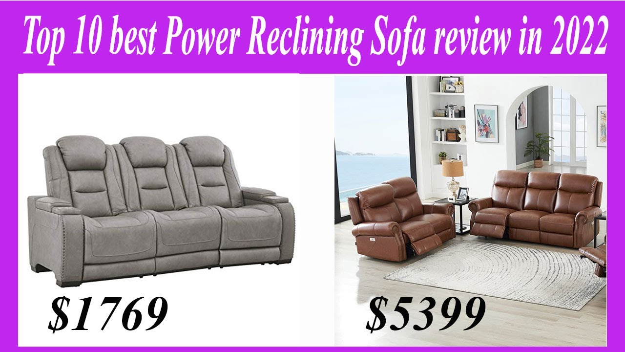 Best Leather Power Reclining Sofa Reviews | Cabinets Matttroy