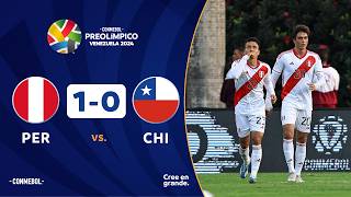 PERÚ vs. CHILE [1-0] | RESUMEN | CONMEBOL PREOLÍMPICO | FASE PRELIMINAR