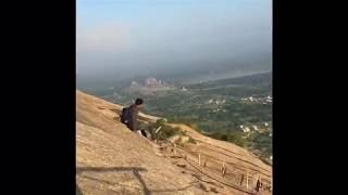 Madugiri fort (Asia's second largest monolith) trek time lapse