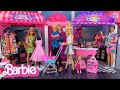 Barbie & Ken Doll Family Mall Shopping and Food Court