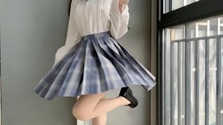 黑丝短裙扭腰舞，JK制服