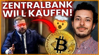 Zentralbank-Chef will BITCOIN KAUFEN! 🤯 Investition in Milliardenhöhe! 🔥