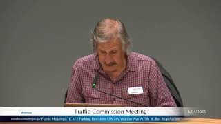 June 4, 2026 Traffic Commission Meeting
