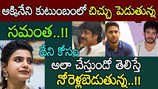 అక్కినేని కుటుంబంలో గొడవలు పెడుతున్న సమంత..ఎందుకిలా చేస్తుందో తెలిస్తే అవాక్కవుతారు..Akkineni Family