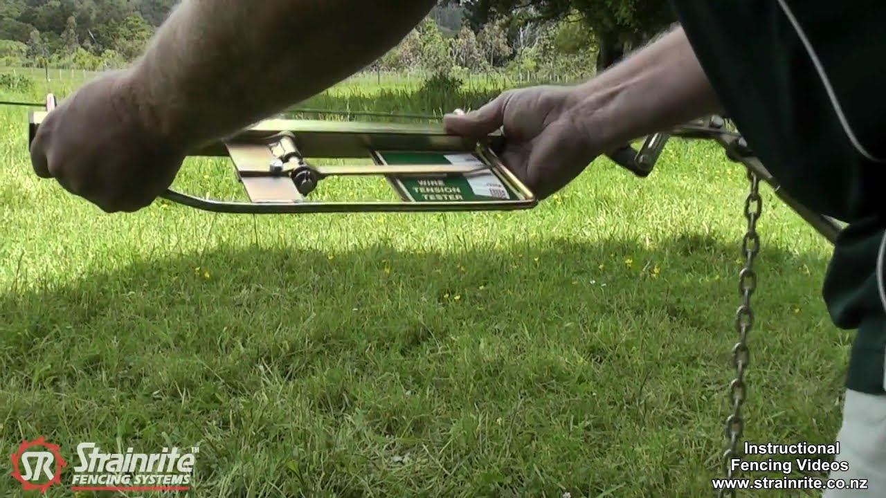 Strainrite Wire Tension Tester Youtube