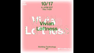 Lecture: Vivian Loftness