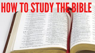 HOW DO I STUDY THE BIBLE? / 5 SIMPLE BIBLE STUDY KEYS FOR BEGINNERS #jesus #bible