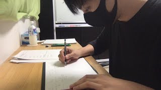 【とある男の自習室】~22:45まで一緒に勉強しようLIVE　※取材なうなので変な緊張をしております