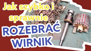 Jak szybko i sprawnie rozebrać wirnik. #bastek #recykling #odzysk #złom #złomowisko #srebra #miedzi