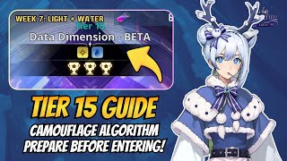 DON'T GET CAUGHT OFF GUARD. TIER 15 (LIGHT, WATER) CLEAR GUIDE | BEST CODES + ACTUAL RUN | Week 7