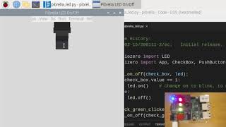 (Progwec #2) Raspberry Pi, Visual Studio Code, GPIOZero, GUIZero: Pibrella