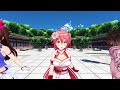 【vr180 mmd】drop pop candy さくらみこ、ときのそら、ロボ子さん【hololive】