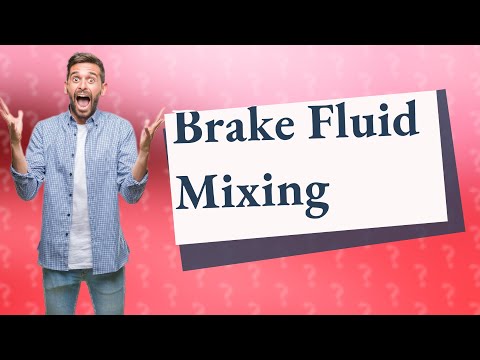 Can I mix old and new brake fluid?