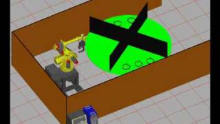 FANUC Robot, WeldPRO Spot Welding Virtual Simulation.