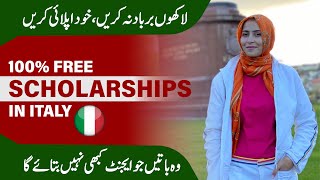 Study In Italy For Free | Scholarships In Italy without IELTS | Italy Visa For Pakistani & Indian