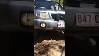 Subaru to the test offroad rocks and clay. #4wd #awd #hillclimb #lifted #subaru #subaruoffroad