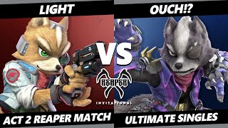 Reaper Invitational - Light (Fox) Vs. ouch!? (Wolf) Smash Ultimate - SSBU