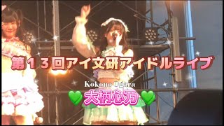 きゅ〜くるライブ 第１３回アイ文研アイドルライブ(大柄心乃推しカメラ編集)2024.11.4