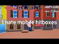 What arsenal hitboxes in mobile looks like to a pc player