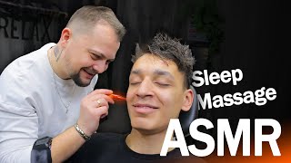 ASMR Head Massage From Turkish Barber | ASMR Sleep Fast and Easy