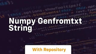 numpy genfromtxt string