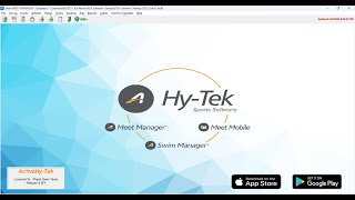 Hy-tek Meet Manager 8.0 Clinic