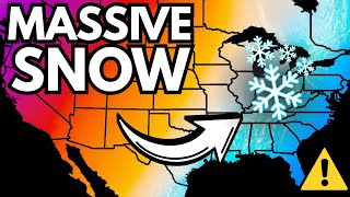 Next Snowstorm Rapidly Developing - Carolinas Bracing! 80 Cities Forecast 🌨️