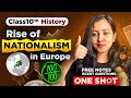 RISE OF NATIONALISM IN EUROPE FULL CHAPTER | CLASS 10 HISTORY | SHUBHAM PATHAK #class10 #sst