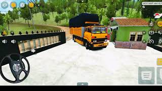 DUMP TRUK FUSO GOPRAK NAIK GUNUNG   GAK KUAT NANJAK | GAMEBUSSID | MODBUSSID.